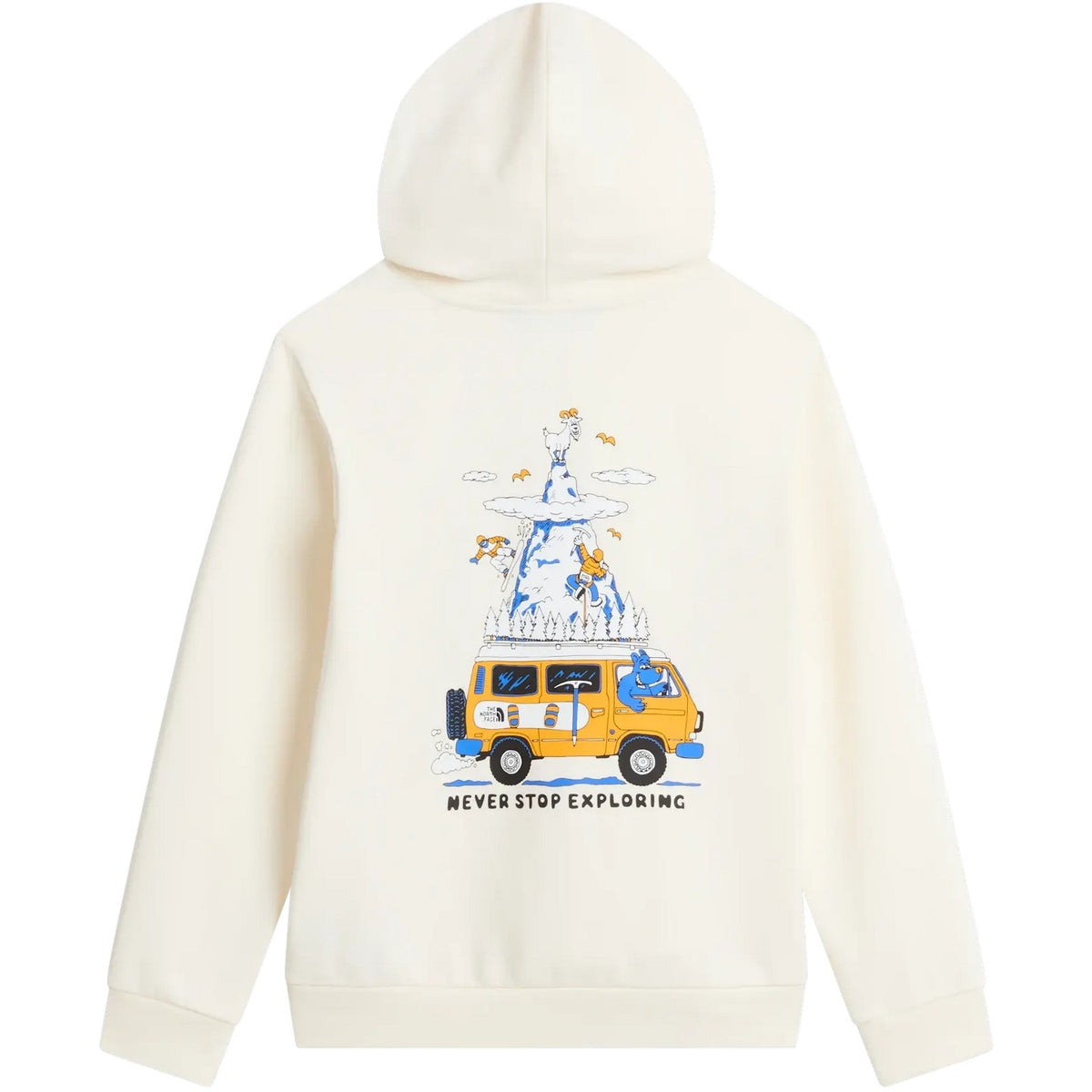 Felpe con cappuccio Ragazzo The North Face - Teen B Outdoor Reg Hd - Bianco