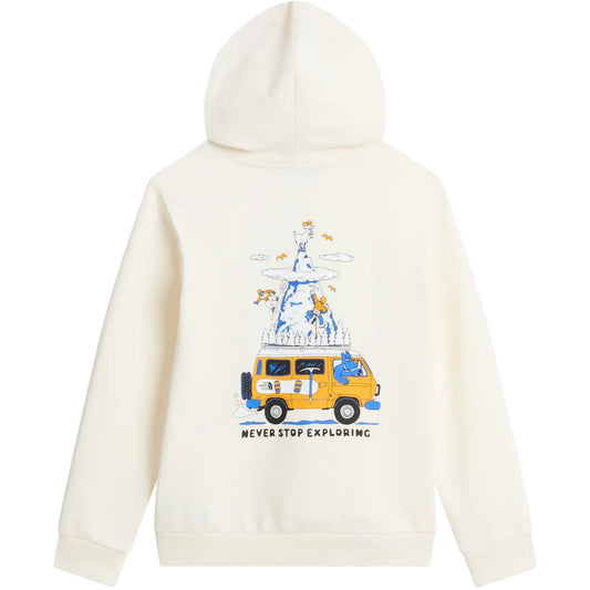 Felpe con cappuccio Ragazzo The North Face - Teen B Outdoor Reg Hd - Bianco