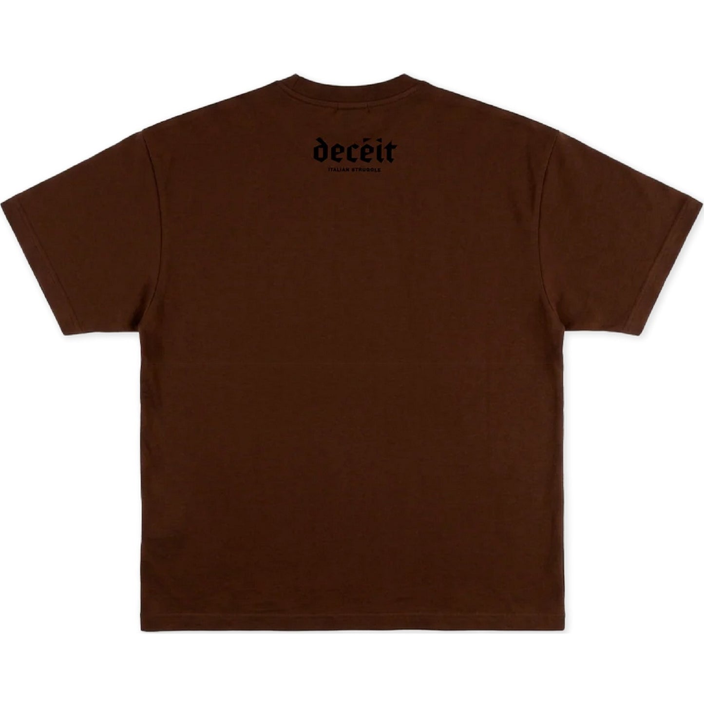 T-shirt Uomo Deceit - Worn Out Tee - Marrone