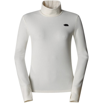 Maglie a manica lunga Donna The North Face - W L/S Turtle Neck Slim Tee - Bianco