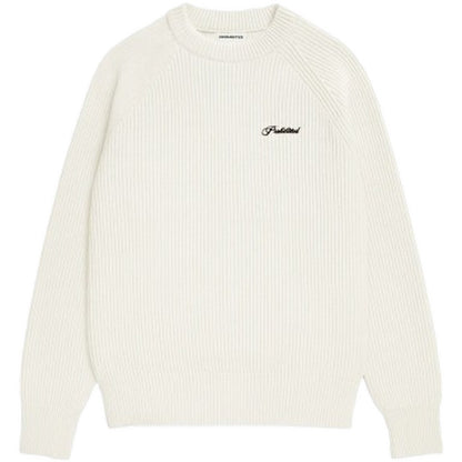 Felpe senza cappuccio Uomo Prohibited - Campus Knit Sweater - Bianco
