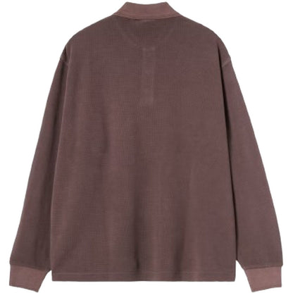 Camicie casual Uomo Carhartt Wip - L/S Waffle Rugby Shirt - Marrone
