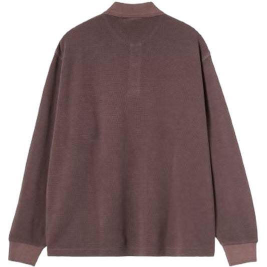 Camicie casual Uomo Carhartt Wip - L/S Waffle Rugby Shirt - Marrone