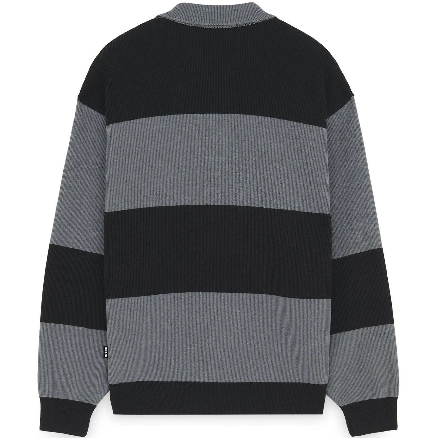 Polo a manica lunga Uomo Iuter - Souls Knit Polo - Nero