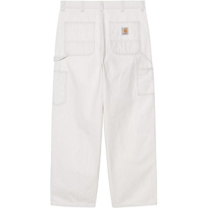 Pantaloni Uomo Carhartt Wip - Mercer Single Knee Pant - Bianco