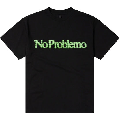 T-shirt Uomo NO PROBLEMO - Digi Problemo SS Tee - Nero
