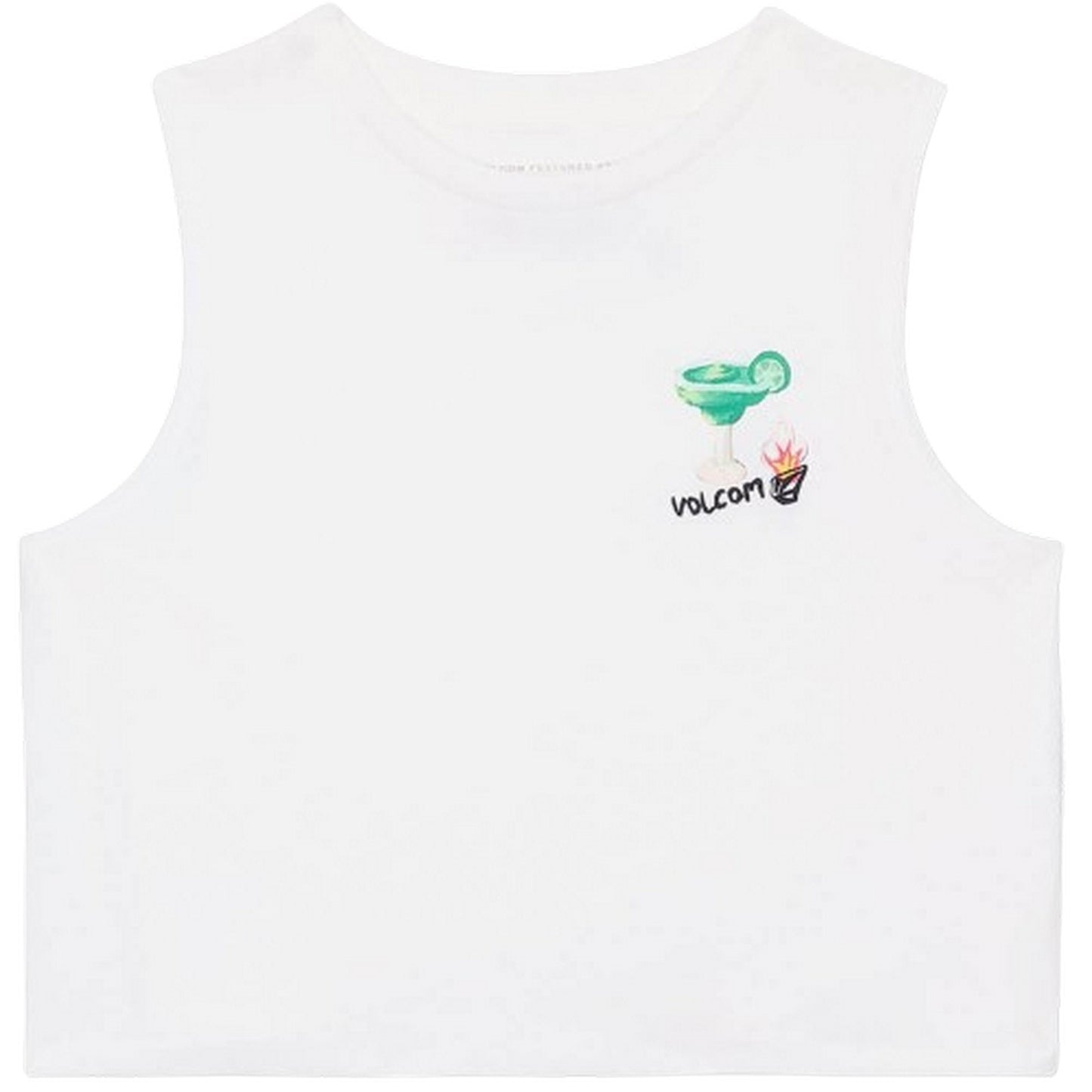 Canotte e top Donna Volcom - Fa Mickey Mason Tank - Bianco