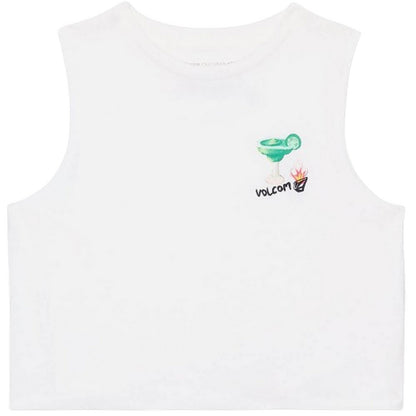 Canotte e top Donna Volcom - Fa Mickey Mason Tank - Bianco