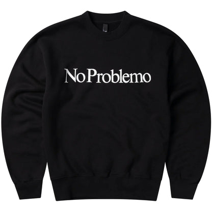 Felpe senza cappuccio Uomo NO PROBLEMO - No Problemo Sweatshirt - Nero