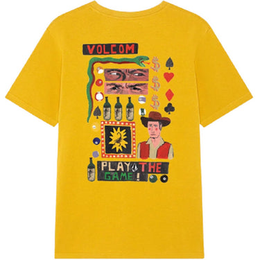 T-shirt Uomo Volcom - Westgames Bsc Sst - Giallo