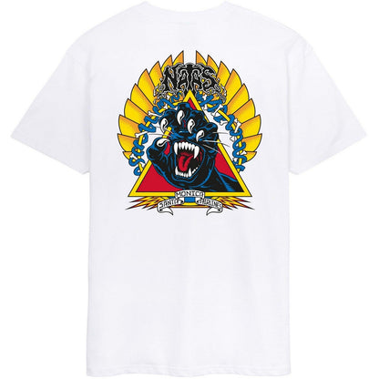 T-shirt Uomo Santa Cruz - Natas Screaming Panther T-Shirt - Bianco