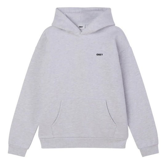 Felpe con cappuccio Uomo Obey - Bold Icon Extra Heavy Hood Fleece - Grigio