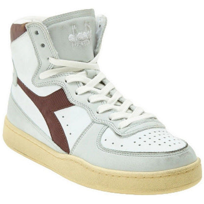 Sneaker Unisex Diadora - Mi Basket Used - Bianco