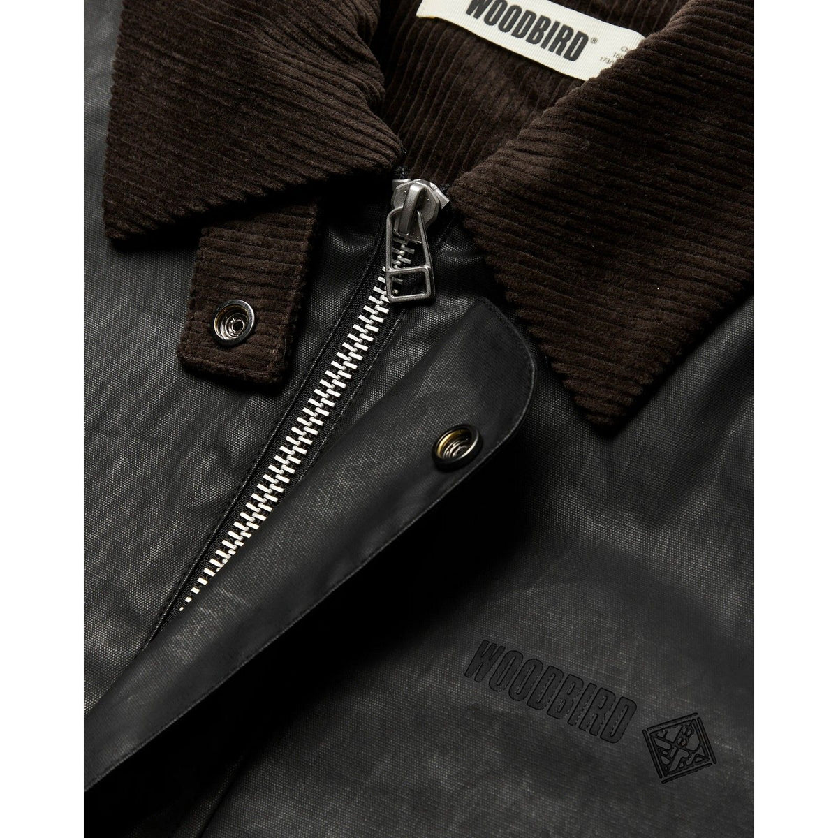 Giacche Uomo Woodbird - WBPing Waxed Short Jacket - Nero