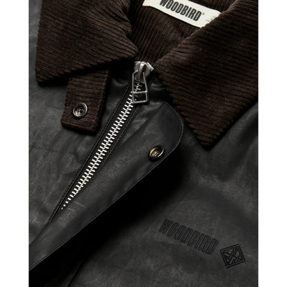 Giacche Uomo Woodbird - WBPing Waxed Short Jacket - Nero
