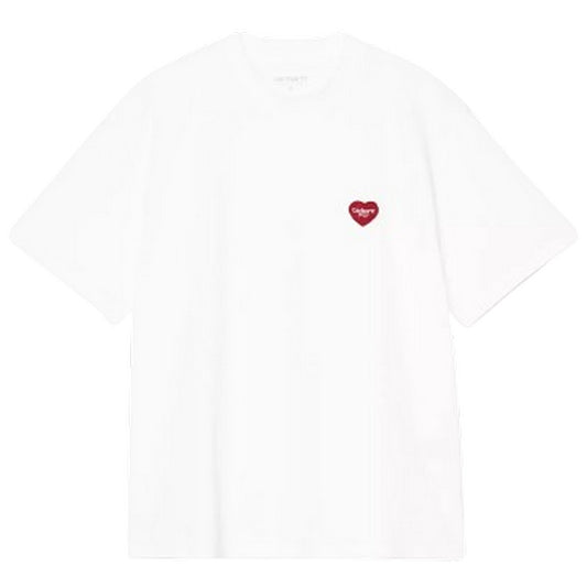 T-shirt Donna Carhartt Wip - W' S/S Heart Patch T-Shirt - Bianco