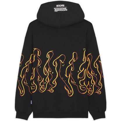 Felpe con cappuccio Uomo Octopus - Dungeons & Dragons Octopus Red Dragon Hoodie - Nero