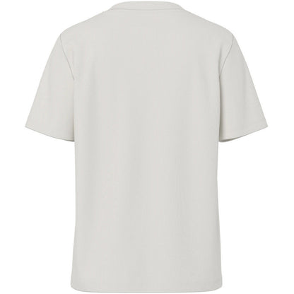 T-shirt Donna Pieces - Pcmila Ss Heart Tee Jrs Noos Bc - Bianco