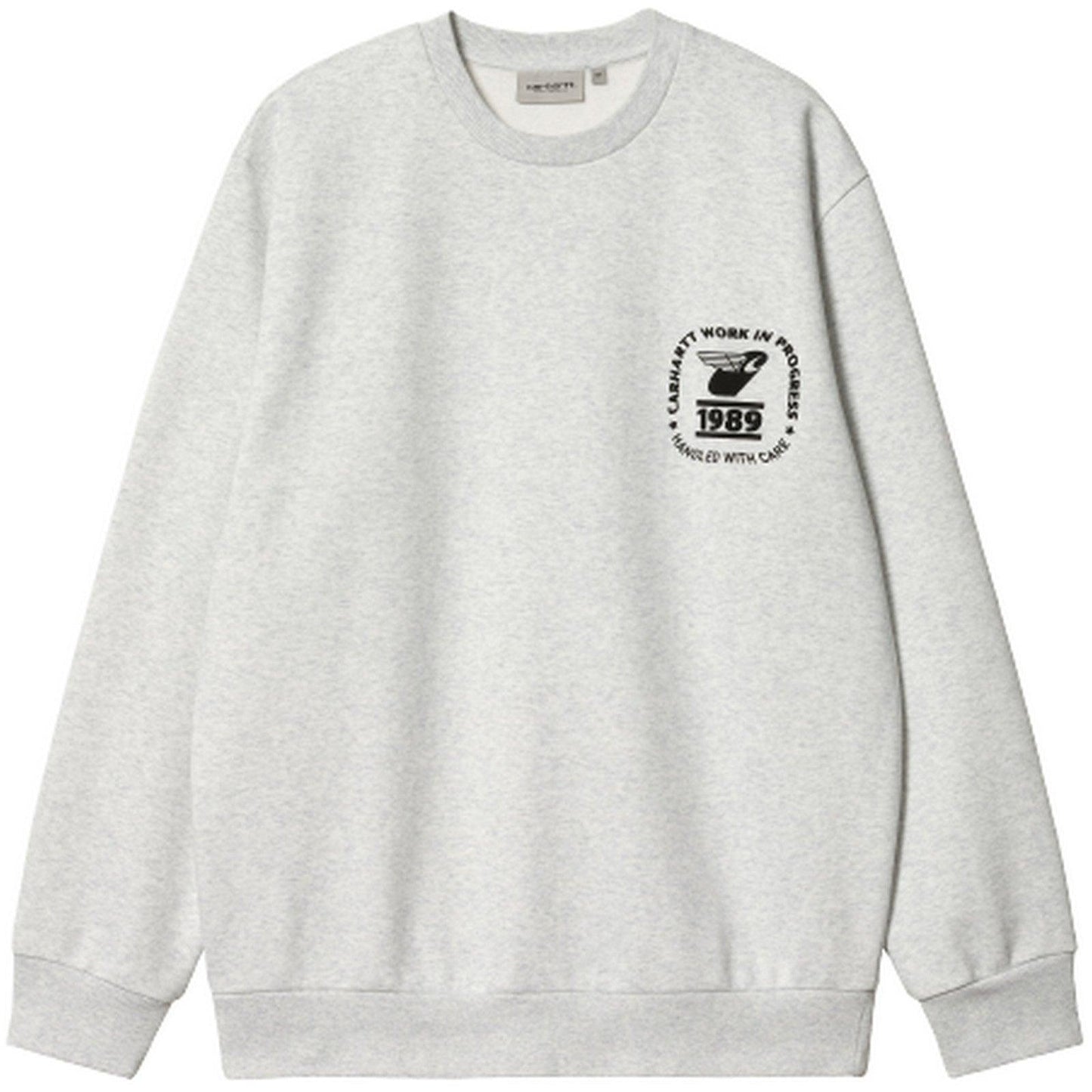 Felpe senza cappuccio Uomo Carhartt Wip - Stamp State Sweat - Grigio