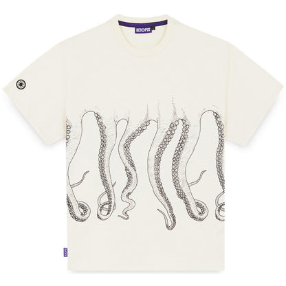 T-shirt Uomo Octopus - Octopus Outline Tee - Bianco