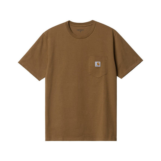 T-shirt Uomo Carhartt Wip - S/S Pocket T-Shirt - Marrone