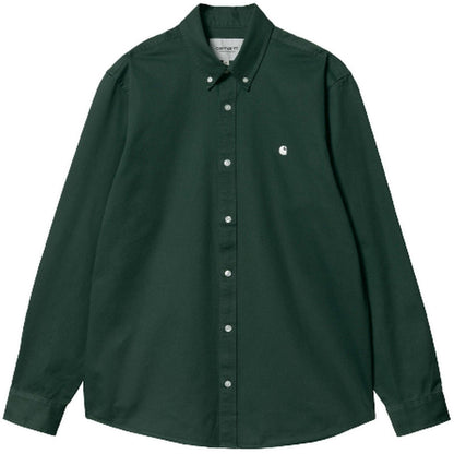 Camicie casual Uomo Carhartt Wip - L/S Madison Shirt - Verde