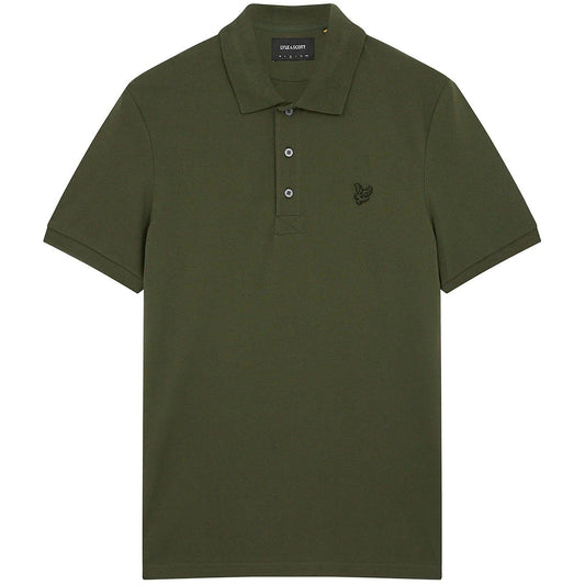 Polo Uomo Lyle & Scott - Tonal Eagle Polo Shirt - Verde