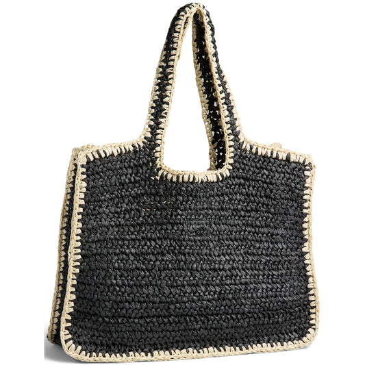Borse a mano Donna Pieces - Pclydia Contrast Shopper - Nero