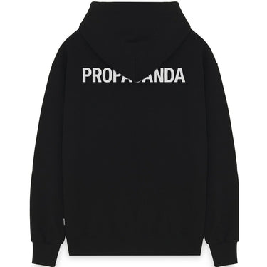 Propaganda Herren-Kapuzenpullover – klassisches Logo-Sweatshirt – Schwarz
