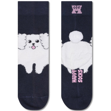 Calcetines unisex para niños Happy Socks - Calcetines para niños con diseño de perro esponjoso - Azul