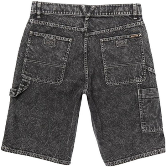 Bermuda Uomo Volcom - Labored Denim Utility Short - Nero