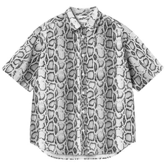 Camicie Donna Carhartt Wip - W' S/S Snake Camo Shirt - Nero