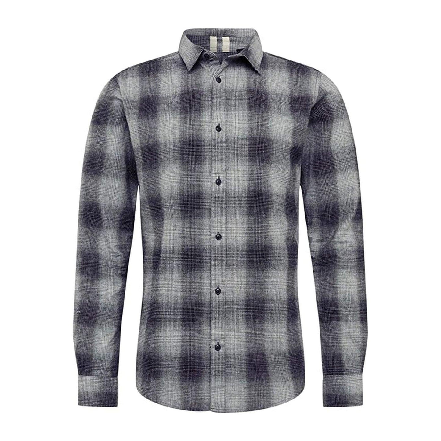 Camicie casual Uomo Only & Sons - Ewan Ls Shadow Check Shirt - Grigio