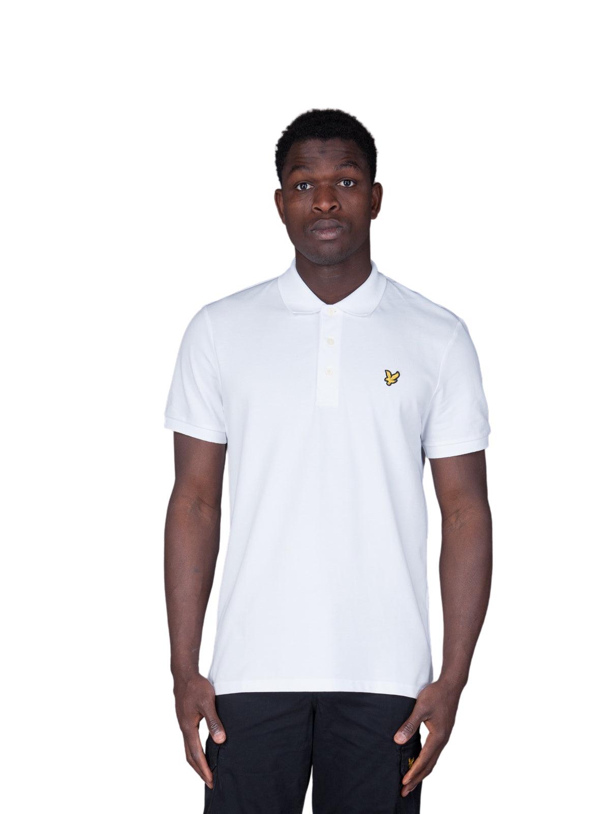 Polo Uomo Lyle & Scott - Plain Polo Shirt - Bianco