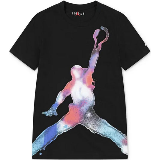 T-shirt Ragazzi Unisex Jordan - Jdb Mj Poolside Jumpman Ss Tee - Nero