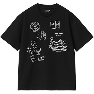 T-shirt Donna Carhartt Wip - W' S/S Isis Maria Lunch T-S - Nero