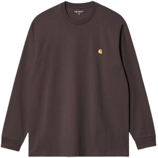 Maglie a manica lunga Uomo Carhartt Wip - L/S Chase T-Shirt - Marrone