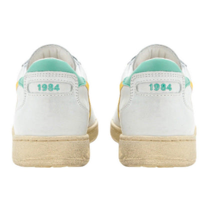 Sneaker Unisex Diadora - Mi Basket Low Used - Bianco