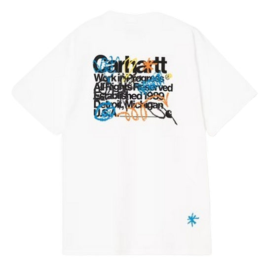 T-shirt Uomo Carhartt Wip - S/S Primary T-Shirt - Bianco