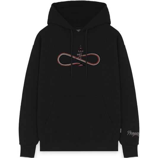 Felpe con cappuccio Uomo Propaganda - Hoodie Logo Sword - Nero