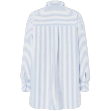 Camicie Donna Pieces - Pcmelia Ls Loose Shirt Wvn Noos Bc - Bianco