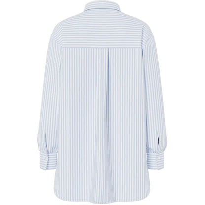 Camicie Donna Pieces - Pcmelia Ls Loose Shirt Wvn Noos Bc - Bianco