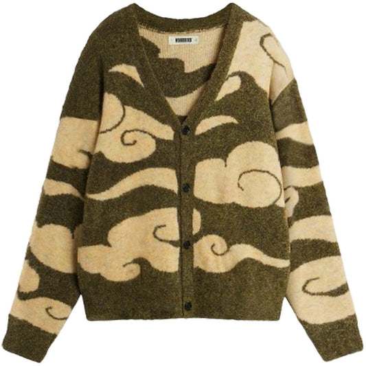 Cardigan Uomo Woodbird - Wbkoon Cloud Cardigan - Verde