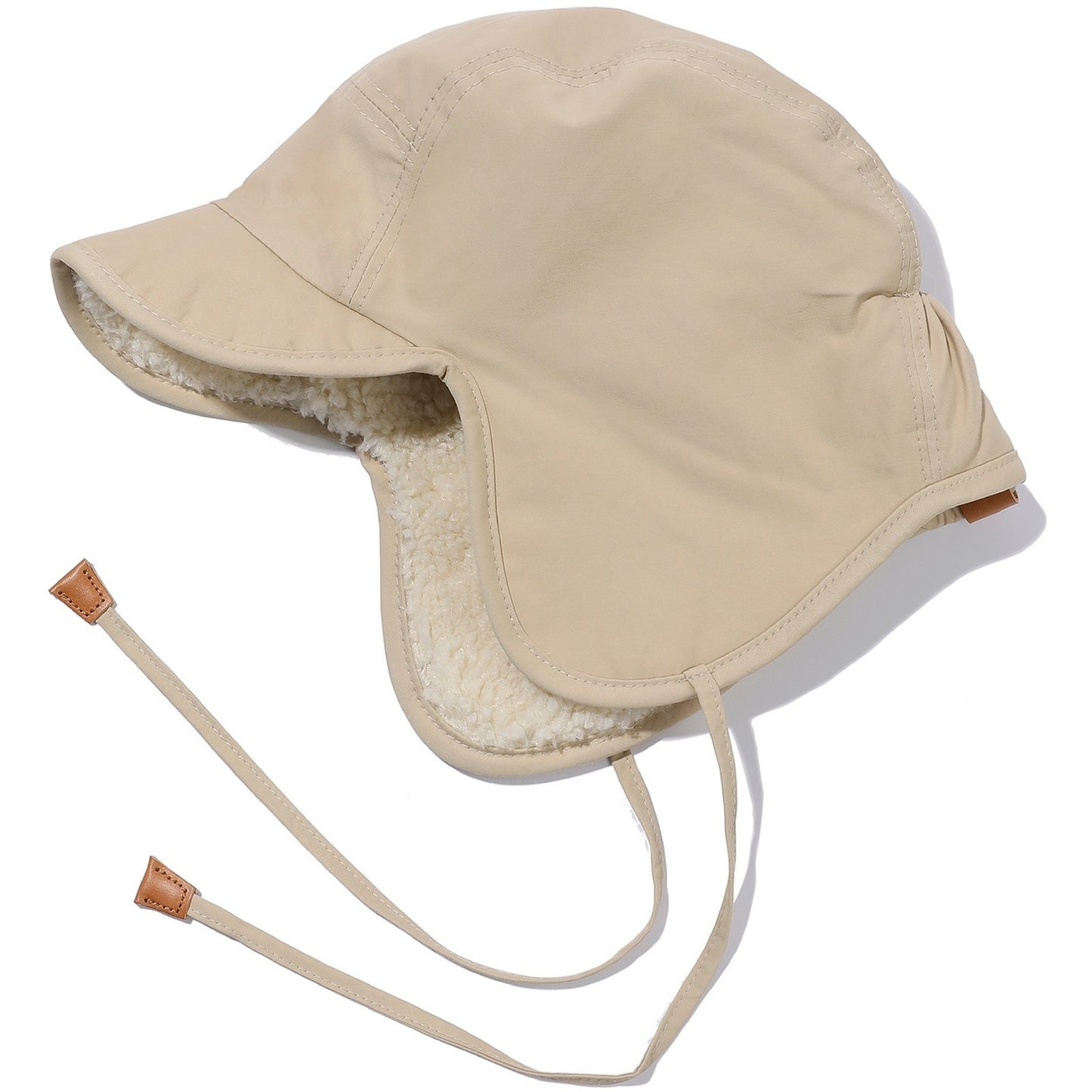 Berretti in maglia Unisex KAPPY DESIGN - Reversible Trooper Hat - Beige