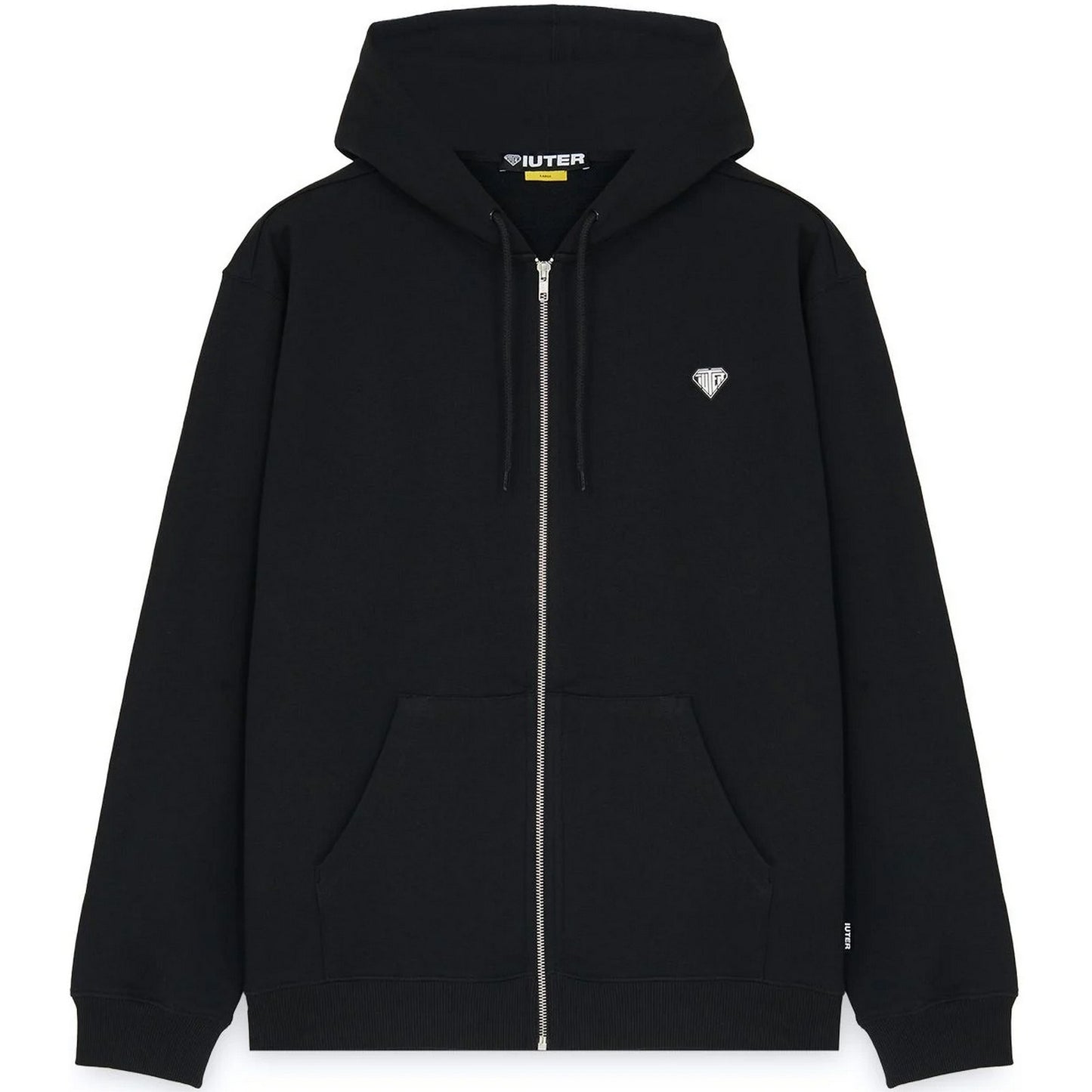 Felpe con cappuccio Uomo Iuter - Heart Logo Zip Hoodie - Nero