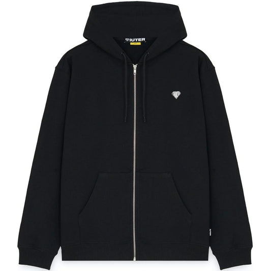 Felpe con cappuccio Uomo Iuter - Heart Logo Zip Hoodie - Nero