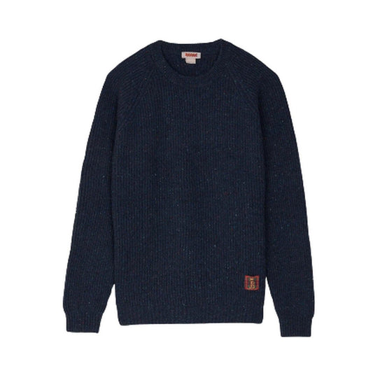 Maglioni Uomo Baracuta - Fisherman Crew Neck - Blu