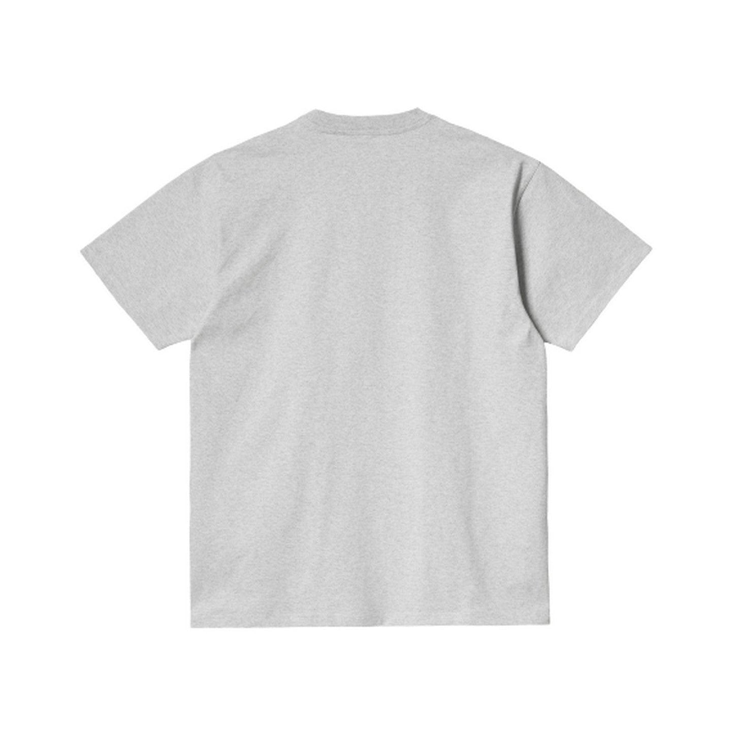 T-shirt Uomo Carhartt Wip - S/S American Script - Grigio