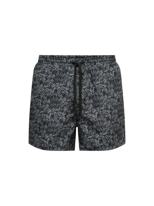 Pantaloncini e calzoncini Uomo Only & Sons - Onsted Swim Aop Gw 1838 - Nero