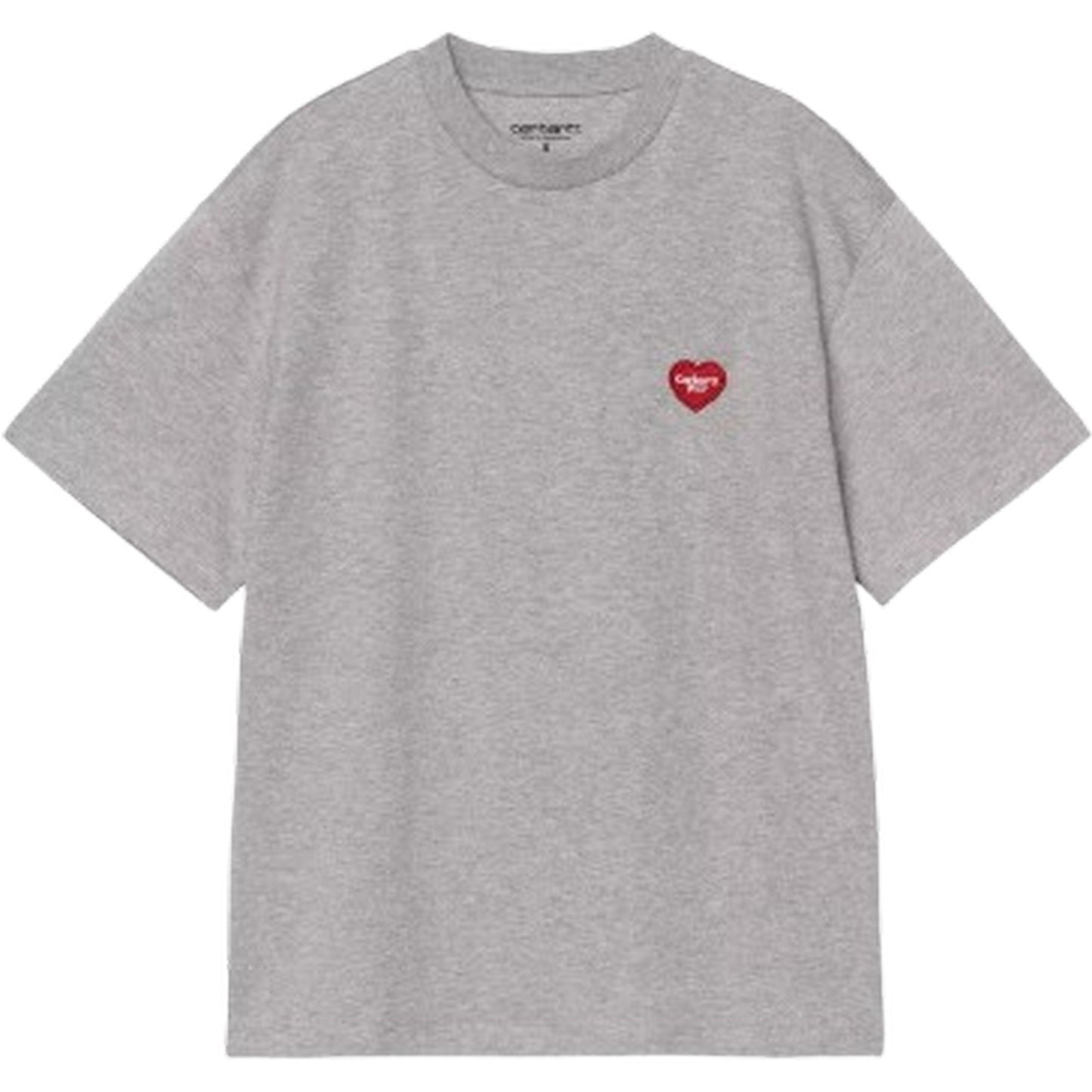 T-shirt Donna Carhartt Wip - W' S/S Heart Patch T-Shirt - Grigio